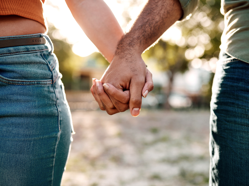 close up of holding hands