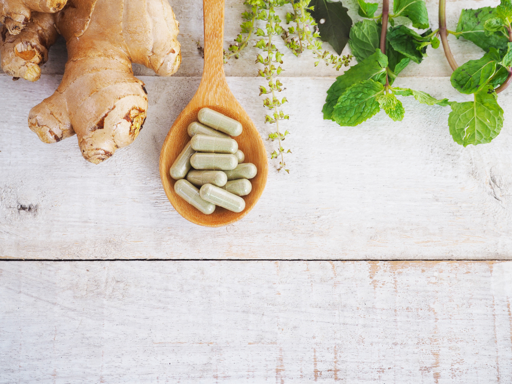 photo of herbal remedies and supplements